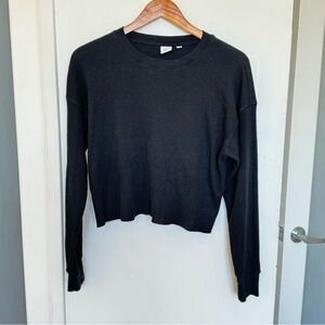 Aritzia Waffle Knit Croppex Long Sleeve